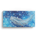 Sonja Ariel von Staden Kunstdruck Leinwand / 60x30 cm Kraftbild: Engelfeder der Sternenklarheit - Kunstdruck