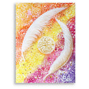 Sonja Ariel von Staden Kunstdruck Leinwand / 40x30 cm Kraftbild: Engelfedern der Seele - Kunstdruck