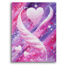 Sonja Ariel von Staden Kunstdruck Leinwand / 40x30 cm Kraftbild: Engelfedern der Selbstliebe - Kunstdruck