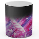 Sonja Ariel von Staden Kunstdruck Tasse / 325 ml (Thermoeffekt) Kraftbild: Engelfedern der Selbstliebe - Kunstdruck