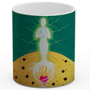 Sonja Ariel von Staden Kunstdruck Tasse / 325 ml Kraftbild: Erdung - Kunstdruck