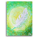 Sonja Ariel von Staden Kunstdruck Kraftbild: Feder der Natürlichkeit - Kunstdruck