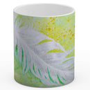 Sonja Ariel von Staden Kunstdruck Tasse / 325 ml Kraftbild: Feder der Natürlichkeit - Kunstdruck