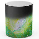 Sonja Ariel von Staden Kunstdruck Tasse / 325 ml (Thermoeffekt) Kraftbild: Feder der Natürlichkeit - Kunstdruck