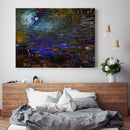 Alexander Kopitkow Kunstdruck Leinwand / 80x60 cm Kraftbild: Floating - Kunstdruck