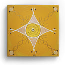 Sonja Ariel von Staden Kunstdruck Leinwand / 20x20 cm Kraftbild: Freude genießt - Kunstdruck