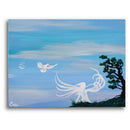 Sonja Ariel von Staden Kunstdruck Leinwand / 40x30 cm Kraftbild: Friedenshimmel - Kunstdruck