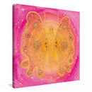 Sonja Ariel von Staden Kunstdruck Leinwand / 20x20 cm Kraftbild: Glitzernder Pracht Schmetterling - Kunstdruck