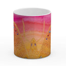 Sonja Ariel von Staden Kunstdruck Tasse / 325 ml Kraftbild: Glitzernder Pracht Schmetterling - Kunstdruck