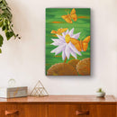 Sonja Ariel von Staden Kunstdruck Kraftbild: Goldene Lotus Schmetterlinge - Kunstdruck