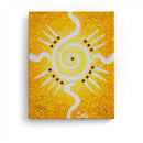 Sonja Ariel von Staden Kunstdruck Leinwand / 40x30 cm Kraftbild: Goldenes Sonnenleuchten - Kunstdruck