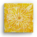 Sonja Ariel von Staden Kunstdruck Leinwand / 20x20 cm Kraftbild: Grenzen sprengen - Kunstdruck