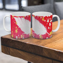 Sonja Ariel von Staden Kunstdruck Tasse / 325 ml Kraftbild: Große Blüten-Engelfeder - Kunstdruck