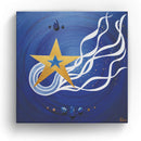 Sonja Ariel von Staden Kunstdruck Leinwand / 20x20 cm Kraftbild: Hilfe naht - Kunstdruck