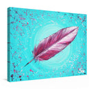 Sonja Ariel von Staden Kunstdruck Leinwand / 80x60 cm Kraftbild: Kleine LiebesFeder - Kunstdruck