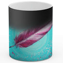 Sonja Ariel von Staden Kunstdruck Tasse / 325 ml (Thermoeffekt) Kraftbild: Kleine LiebesFeder - Kunstdruck