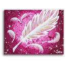 Sonja Ariel von Staden Kunstdruck Acrylglas-Bild / 20x15 cm Kraftbild: Kleine ZauberFeder - Kunstdruck