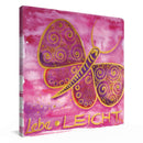 Sonja Ariel von Staden Kunstdruck Leinwand / 20x20 cm Kraftbild: Lebe Leicht - Kunstdruck