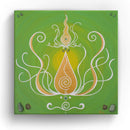 Sonja Ariel von Staden Kunstdruck Leinwand / 20x20 cm Kraftbild: Leben erwacht - Kunstdruck