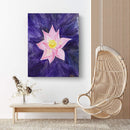 Sonja Ariel von Staden Kunstdruck Kraftbild: Leuchtender Lotus lila - Kunstdruck