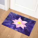 Sonja Ariel von Staden Kunstdruck Teppich / 70x50 cm Kraftbild: Leuchtender Lotus lila - Kunstdruck