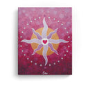 Sonja Ariel von Staden Kunstdruck Leinwand / 40x30 cm Kraftbild: Liebesrevolution - Kunstdruck