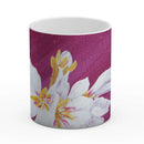 Sonja Ariel von Staden Kunstdruck Tasse / 325 ml Kraftbild: Mallorcas zarte Mandelblüten - Kunstdruck