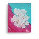 Sonja Ariel von Staden Kunstdruck Leinwand / 40x30 cm Kraftbild: Mandelblüten Kraft - Kunstdruck