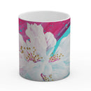 Sonja Ariel von Staden Kunstdruck Tasse / 325 ml Kraftbild: Mandelblüten Kraft - Kunstdruck