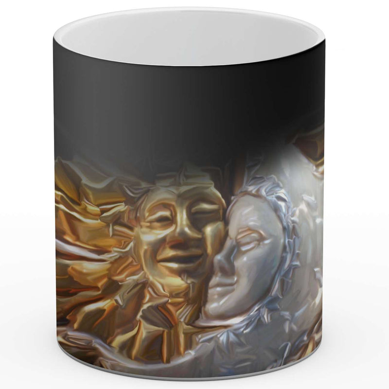 Alexander Kopitkow Kunstdruck Tasse / 325 ml (Thermoeffekt) Kraftbild: New Moon - Kunstdruck