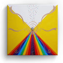 Sonja Ariel von Staden Kunstdruck Leinwand / 20x20 cm Kraftbild: Öffne Deine Sinne - Kunstdruck