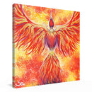 Sonja Ariel von Staden Kunstdruck Leinwand / 20x20 cm Kraftbild: Phönixkraft - Kunstdruck