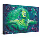 Sonja Ariel von Staden Kunstdruck Leinwand / 30x20 cm Kraftbild: Pure Freude - Kunstdruck