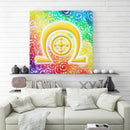 Sonja Ariel von Staden Kunstdruck Kraftbild: Regenbogen-Dimensionssymbol Heilung - Kunstdruck