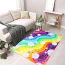 Sonja Ariel von Staden Kunstdruck Teppich / 70x50 cm Kraftbild: RegenbogenGlück - Kunstdruck