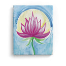 Sonja Ariel von Staden Kunstdruck Leinwand / 40x30 cm Kraftbild: Rosa Lotus - Kunstdruck