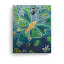 Sonja Ariel von Staden Kunstdruck Leinwand / 40x30 cm Kraftbild: Schmetterling des Glücks - Kunstdruck