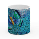 Sonja Ariel von Staden Kunstdruck Tasse / 325 ml Kraftbild: Schmetterlings Glück - Kunstdruck