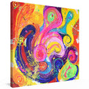 Sonja Ariel von Staden Kunstdruck Leinwand / 20x20 cm Kraftbild: Sonjas Kreativitätsmatrix - Kunstdruck