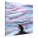 Sonja Ariel von Staden Kunstdruck Leinwand / 20x20 cm Kraftbild: Sturmhimmel - Kunstdruck