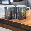 Alexander Kopitkow Kunstdruck Tasse / 325 ml Kraftbild: Woodlight - Kunstdruck