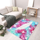 Sonja Ariel von Staden Kunstdruck Teppich / 70x50 cm Kraftbild: Zarte Mandelblüten-Feder - Kunstdruck