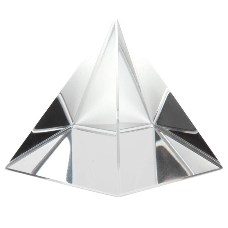 aqasha® Deko Kristallglas - Pyramide - transparent (6x6x6 cm)