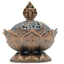 Räuchergefäß Lotus Kupfer