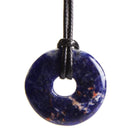 aqasha® Anhänger Lapislazuli - Donut für Halskette (3x3 cm)