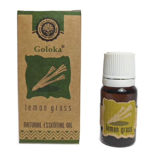 Goloka Lemon Grass, Zitronengras Ätherisches Öl 10ml
