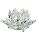 aqasha® Deko Lotusenergie Kristallblume klar