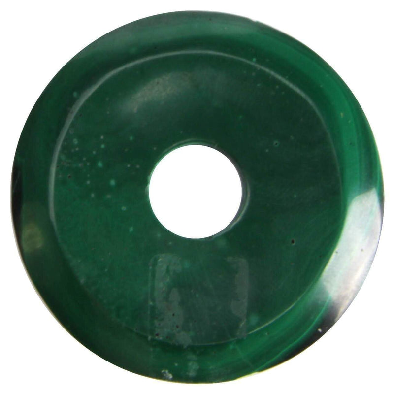 aqasha® Anhänger Malachit - Donut für Halskette (3x3 cm)