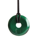aqasha® Anhänger Malachit - Donut für Halskette (3x3 cm)