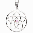 Sarina Kolibal Anhänger Mandala Edelstein Anhänger Lotus - Amethyst